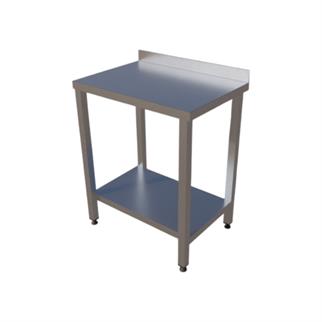 Çalışma Tezgahı Taban Raflı, Inox 430, 70x50x85 Cm