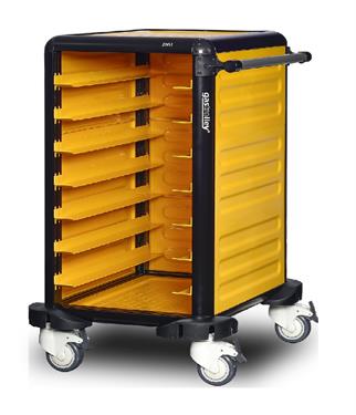 Gastrolley Tekli Servis Tepsi Arabası 75 (2 Yanı + Arka Kapalı) 27x36