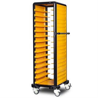 Gastrolley Tekli Servis Tepsi Arabası 150 (2 Yanı Kapalı) 27x36