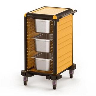 Gastrolley Tekli Tepsi Arabası 75 (2 Yanı - Arka Kapalı) GN 1-1