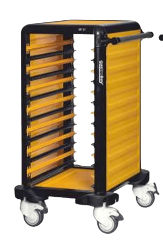 Gastrolley Tekli Tepsi Arabası 75 (2 Yanı Kapalı) GN 1-1