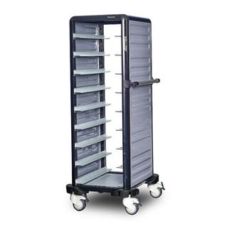 Gastrolley Termo Tepsi Taşıma Arabaları 9 (2 Yanı Kapalı) 37x53