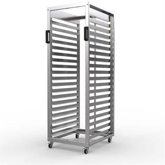Ydg Tepsi Taşıma Arabası, 40x60, 20 Sıra, Inox, YDG.TT.4060.20