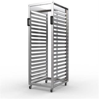Ydg Tepsi Taşıma Arabası, 40x60, 15 Sıra, Inox, YDG.TT.4060.15