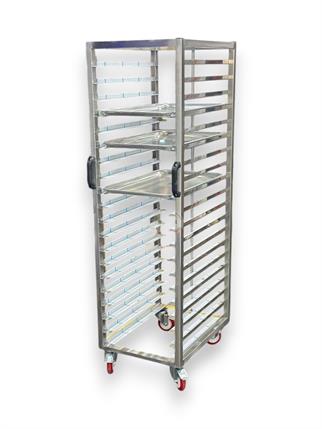 Ydg Tepsi Taşıma Arabası, 40x60, 15 Sıra, Inox, YDG.TT.4060.15