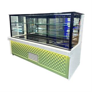 Ydg IRMAK Model Vitrin tipi Soğutuculu Pasta Teşhir Dolabı, 200x80x130 cm