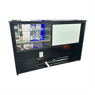 Ydg IRMAK Model Vitrin tipi Soğutuculu Pasta Teşhir Dolabı, 200x80x130 cm