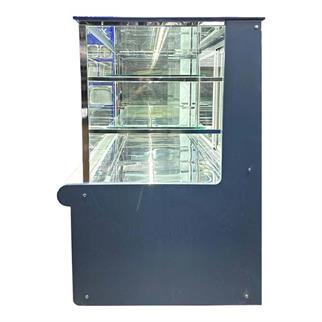 Ydg RODOS Vitrin Tipi Pasta ve İçecek Teşhir Dolabı, Çift Motorlu, Düz Cam, 200x90x135