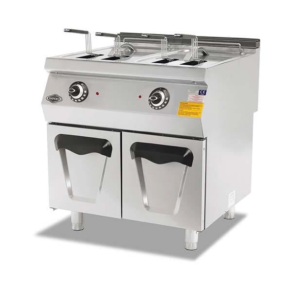 Empero EMP.PLS.7FE020-D Fritöz, Dolaplı, Elektrikli, 14+14 Litre, 80x73x85 cm
