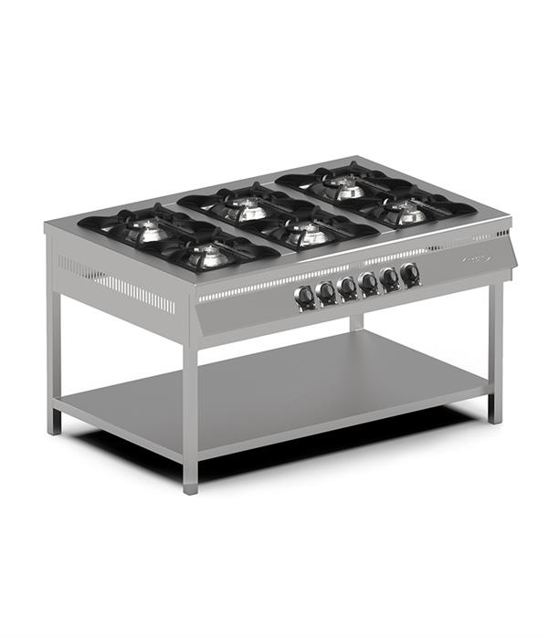 Pimak MX-3A, Taban Raflı Ocak, 3 Gözlü, Gazlı, 150x65x85