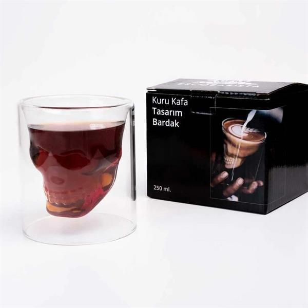 Escobarista Kuru Kafa Cam Bardak, 250 ml