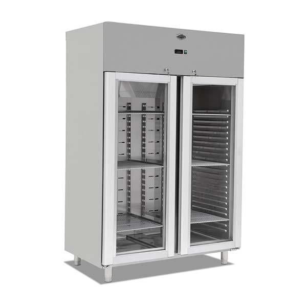 Empero EMP.140.80.03-CLS Cam Kapılı Buzdolabı, Dik Tip, Çift Kapılı