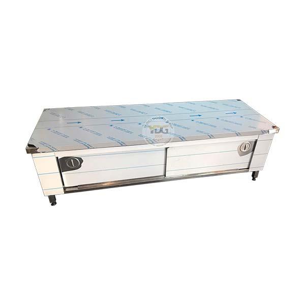 Ydg YDG200.70.60-S Paslanmaz Cihaz Altı Çalışma Tezgahı, Sürgü Kapaklı, 200x70x60 cm