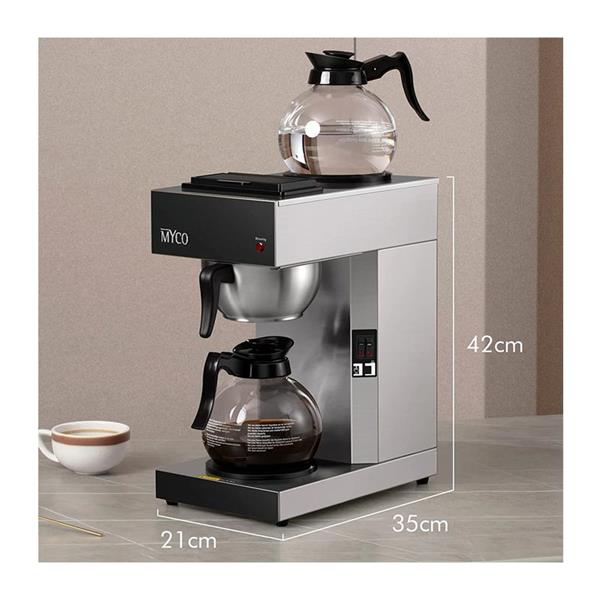 Myco RH-330 Filtre Kahve Makinesi, Çift Potlu