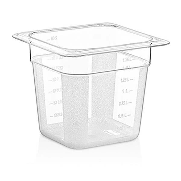 World Plas WP-16150 1/6 150 Polikarbon Gastronom Küvet, 50 Adet