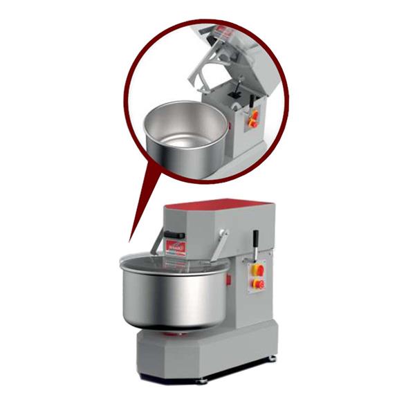 Boğaziçi BSH.20 Spiral Hamur Yoğurma Makinesi, Kalkar Kafa, 20 Kg