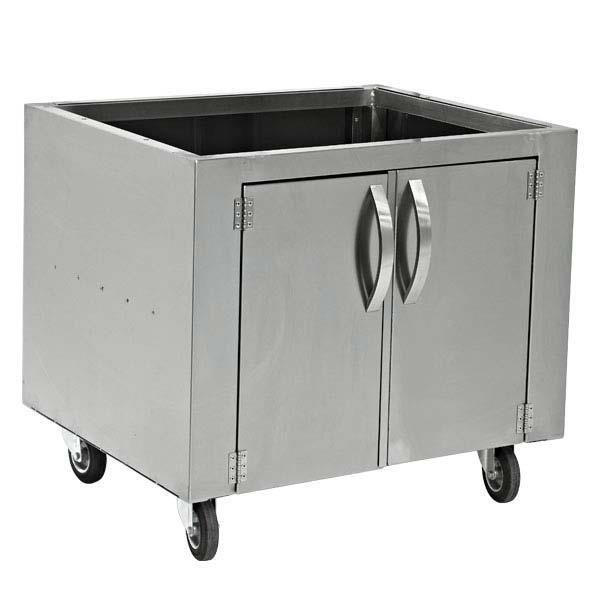 Empero EMP.PKF-40-D Paslanmaz Alt Dolap, Kapaklı, 70,5x69x78,2 cm