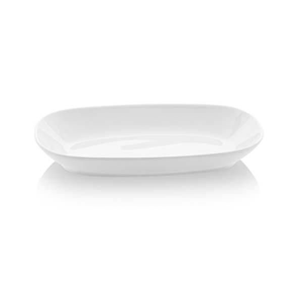 Güral Porselen EO19KY00 Enternasyonel Otel, 19 cm, Kayık Tabak, Dekorsuz, 12 Adet