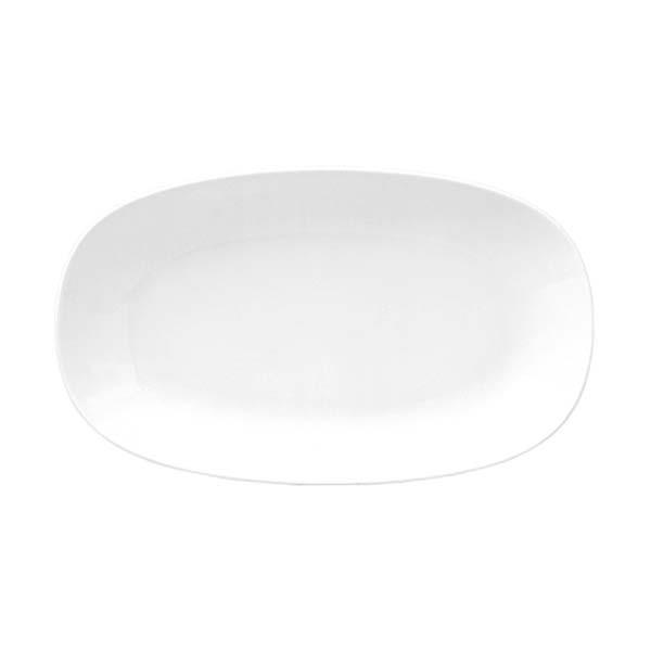 Güral Porselen EO19KY00 Enternasyonel Otel, 19 cm, Kayık Tabak, Dekorsuz, 12 Adet