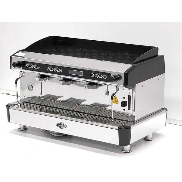 Empero EMP.CPC.3GB-D Capuccino ve Espresso Makinesi, 3 Gruplu, Tam Otomatik, Siyah