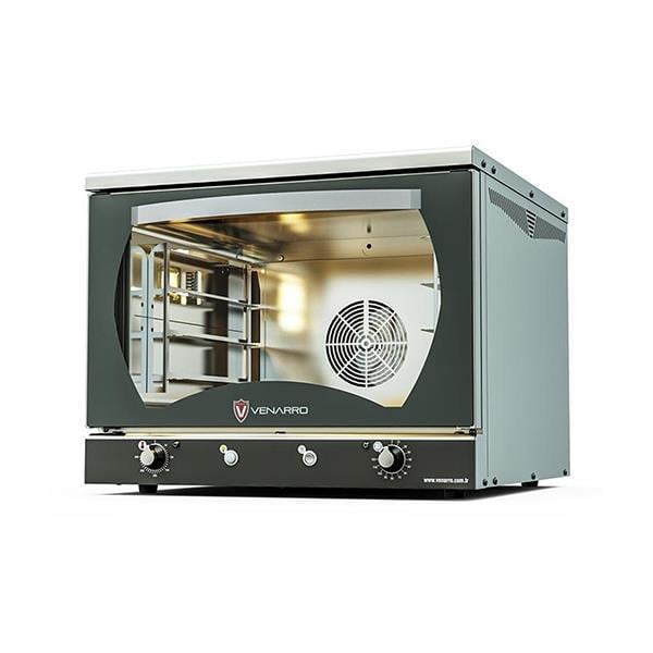 Venarro Caveno DEF-P4T Patisserie Fırın, Tek Fanlı, Buharlı, Elektrikli, 4 Tepsili, 40x60, Manuel