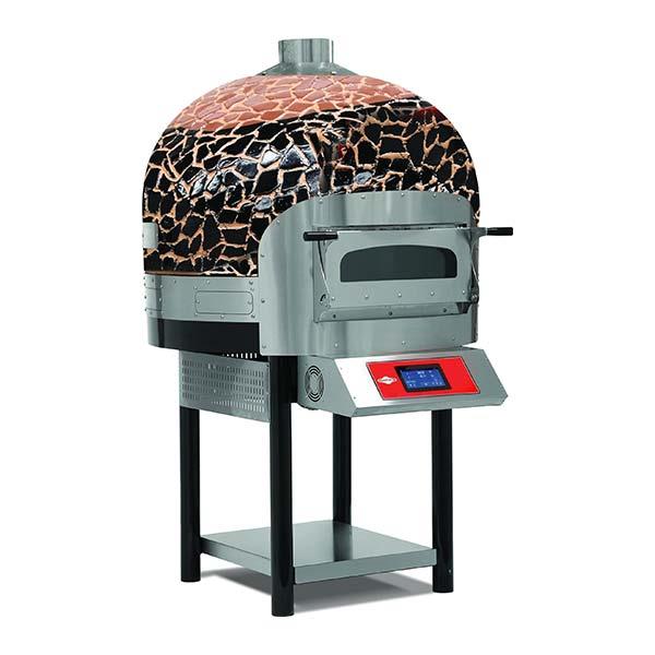 Empero EMP.SPO.01-D-BB Elektrikli Döner Tabanlı Pizza Fırını, Ø 30 cm 6 Pizza, Dijital, Kahverengi-Siyah