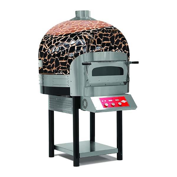 Empero EMP.SPO.01-BB Elektrikli Döner Tabanlı Pizza Fırını, Ø 30 cm 6 Pizza, Siyah-Kahverengi