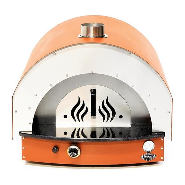 Empero PLF.PLS.D5-W-O Odunlu Taş Tabanlı Pizza Fırını, Turuncu, 60x60 cm