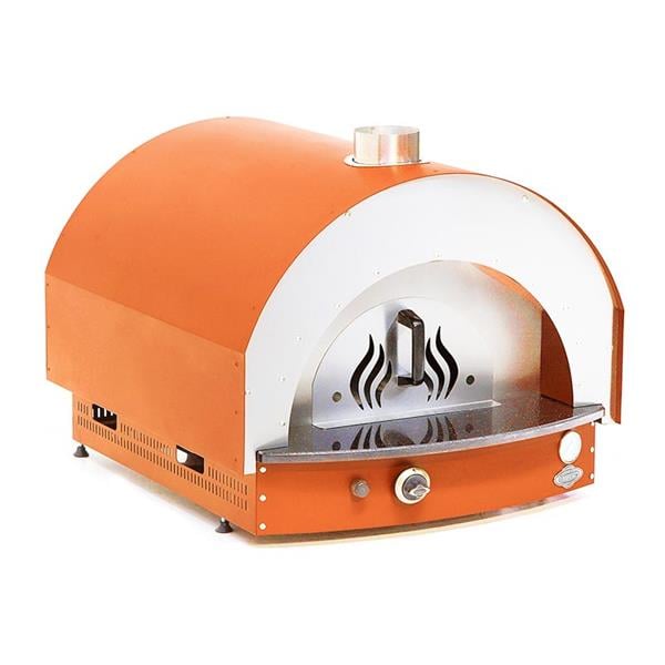 Empero PLF.PLS.D5-O Gazlı Taş Tabanlı Pizza Fırını, Turuncu, 60x60 cm