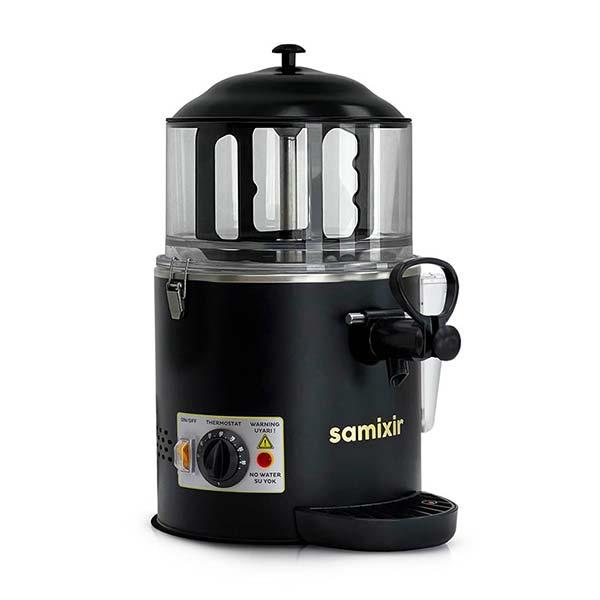 Samixir SC05.B Panoramik Sıcak İçecek Dispenseri, 5 Litre, Karıştırıcılı, Siyah
