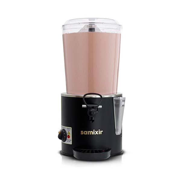 Samixir SC10.B Panoramik Sıcak İçecek Dispenseri, 10 Litre, Karıştırıcılı, Siyah
