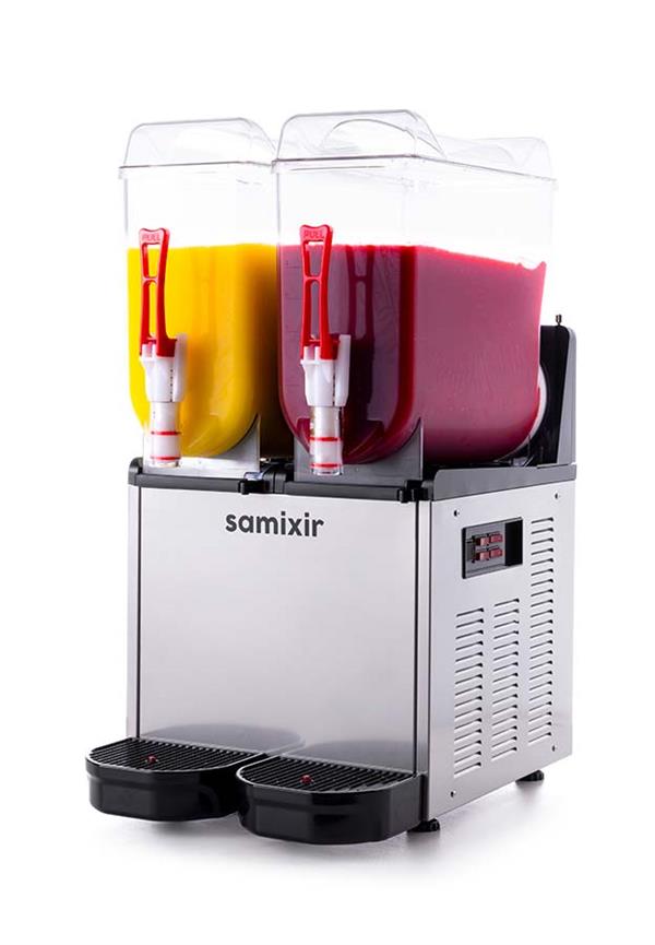 Samixir Slush Twin (Buzlaş - Karlamaç) Makinesi Çiftli SLUSH24.Y