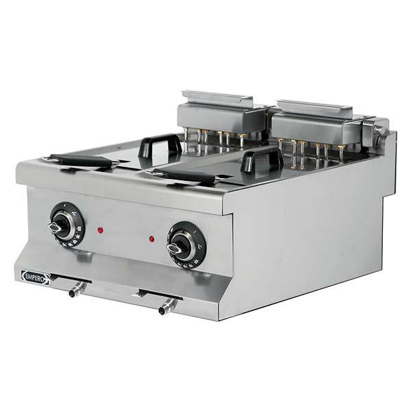 Empero EMP.6FE020 Set Üstü Fritöz, Elektrikli, Çiftli, 10+10 Litre