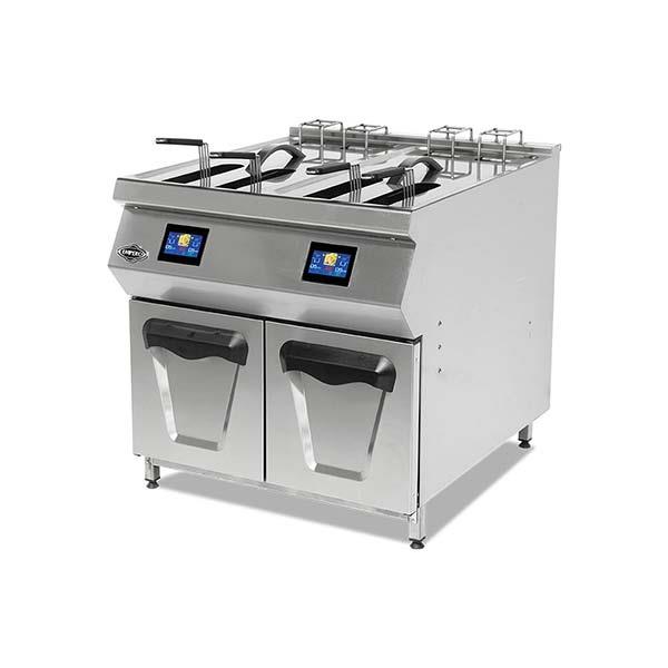 Empero EMP.PLS.ODFE.020 Asansörlü Hızlı Pişirme Fritözü, Yağ Filtreli, Elektrikli, 400V