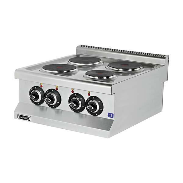 Empero EMP.6KE020 Ocak, Elektrikli, Set Üstü, 4 Yuvarlak Pleytli