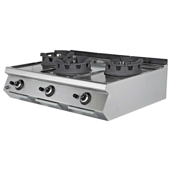 Empero EMP.PLS.9WK030 Gazlı Wok Ocağı, 3 Brulörlü, 120x90x30 cm