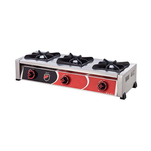 Işıkgaz Silverinox 2906 Mini Ocak, Set Üstü, 3 Gözlü, Doğal Gazlı, CE