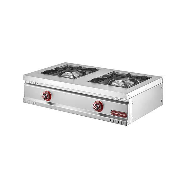 Işıkgaz Silverinox MD-2D Midi Ocak, Set Üstü, 2 Gözlü, Gazlı