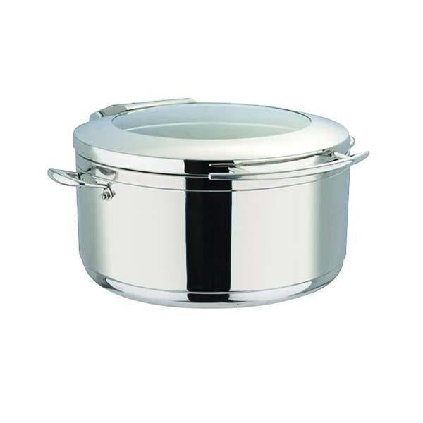 Empero JP.CHF.03 Yuvarlak Çorbalık, 12 Litre, Cam Kapak, İndüksi̇yon Taban