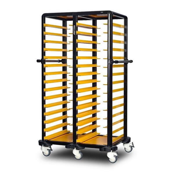 Gastrolley İkili Servis Tepsi Arabası 150 (Etrafı Açık) 32x36