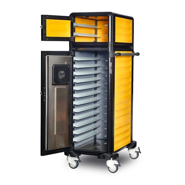 Gastrolley Tekli Hastane Tepsi Arabası 100-25 (Isıtmalı + Nötr) 36x46