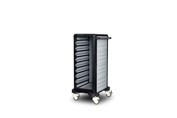 Gastrolley Termo Tepsi Taşıma Arabaları 9 (2 Yanı + Arka Kapalı) 37x53
