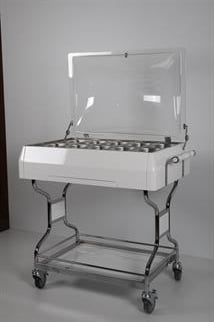 Ydg MZ08 Meze Servis Arabası, Ahşap, Soğutmalı, 109x63x110 cm
