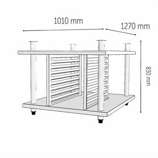 Venarro Venardi DEF-DA Döner Patisserie Fırın Alt Stand, 10-40x60