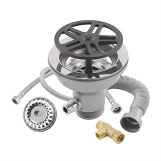 Liva Gaz Bardak ve Kap Yıkama İçin Yan Taşmasız Evye İçi Sifon Sistemi, 115 mm
