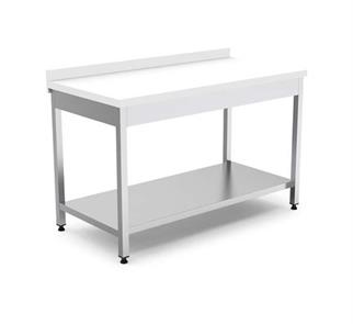 Empero EMP.PTT.6080 60'lık Seri Polietilen Çalışma Tezgahı, Alt Raflı, Demonte, 80x60x85