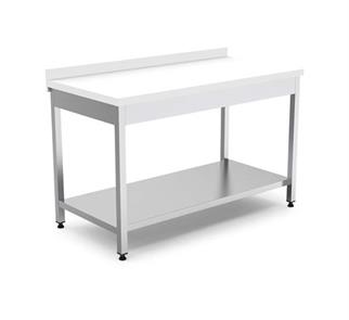 Empero EMP.PTT.6080 60'lık Seri Polietilen Çalışma Tezgahı, Alt Raflı, Demonte, 80x60x85