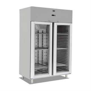 Empero EMP.140.80.03-CLS Cam Kapılı Buzdolabı, Dik Tip, Çift Kapılı