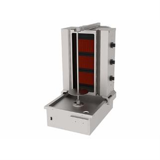 Atalay ADGC-3A Döner Ocağı, 3 Cam Radyanlı, Alttan Motorlu, Hareketli, Gazlı