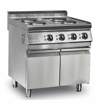 Pimak 70SDE-M182-1, 4 Gözlü Elektrikli Ocak, Dolaplı, 80x70x85